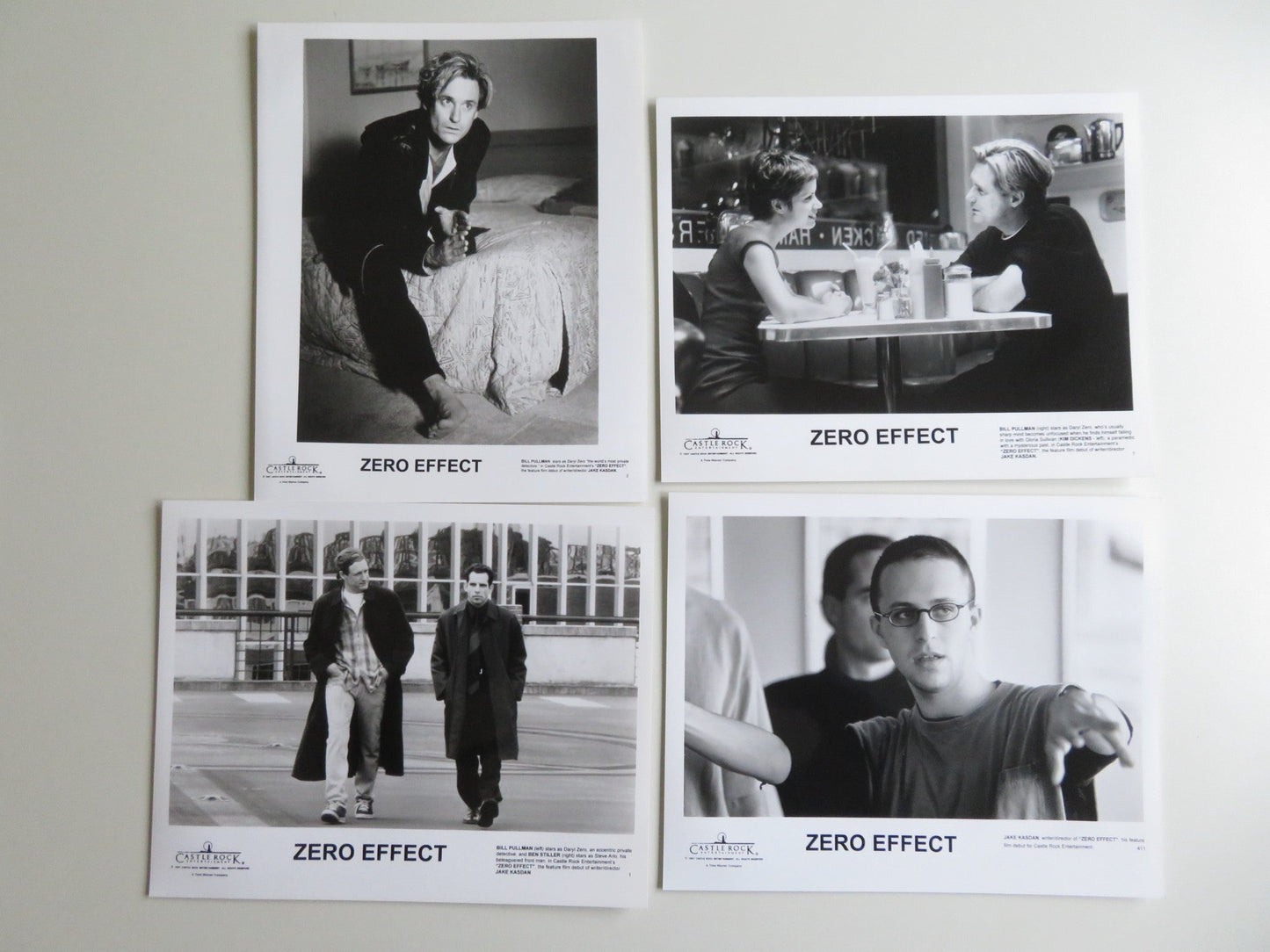 ZERO EFFECT PRESS KIT 1998 BILL PULLMAN BEN STILLER Movie posters