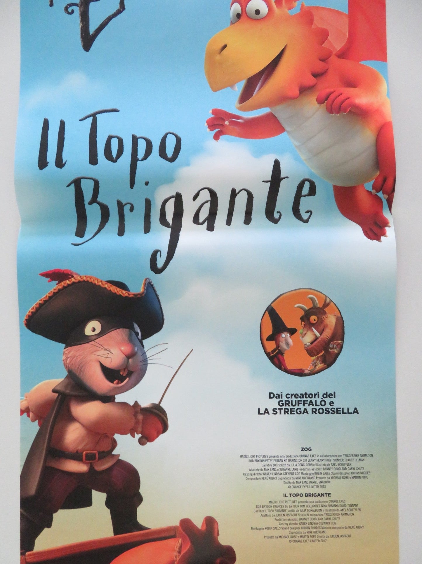 Zog + The Highway Rat ITALIAN LOCANDINA POSTER Lenny Henry David Tennant 2018 Movie posters