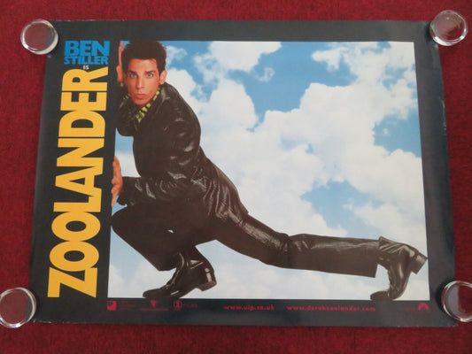 ZOOLANDER UK QUAD ROLLED POSTER BEN STILLER OWEN WILSON WILL FERRELL 2001 - Rendezvous Cinema