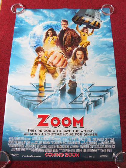 ZOOM US ONE SHEET ROLLED POSTER TIM ALLEN COURTENAY COX 2006 Rendezvous Cinema Movie posters