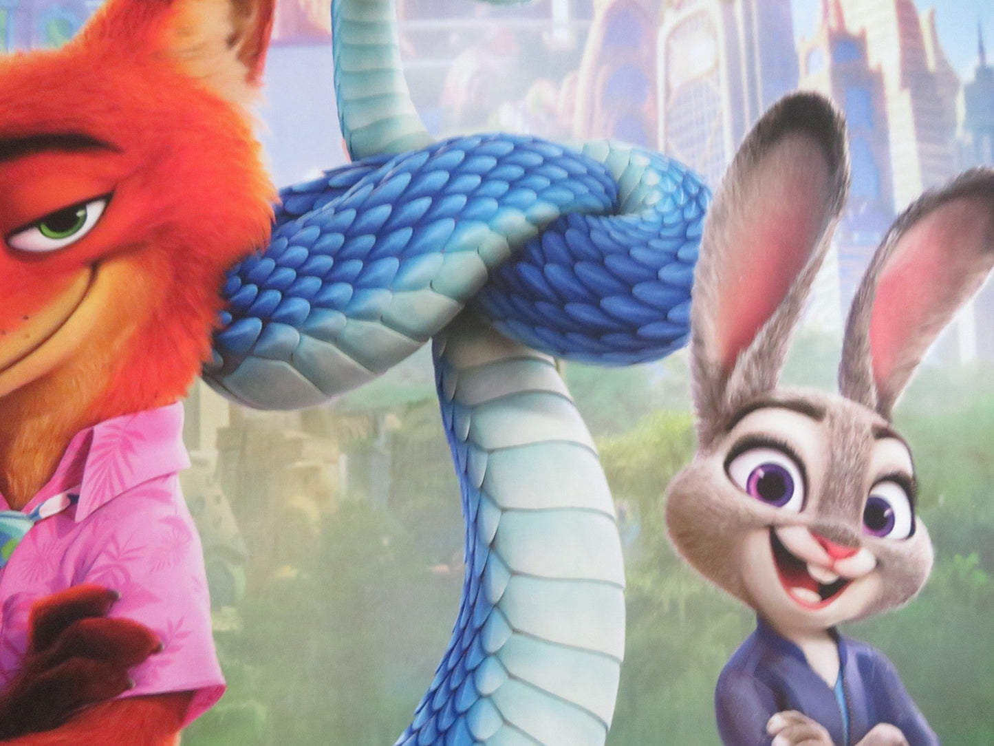 ZOOTROPOLIS 2 - B UK QUAD ROLLED POSTER DISNEY GINNIFER GOODWIN J. BATEMAN 2025 Movie posters