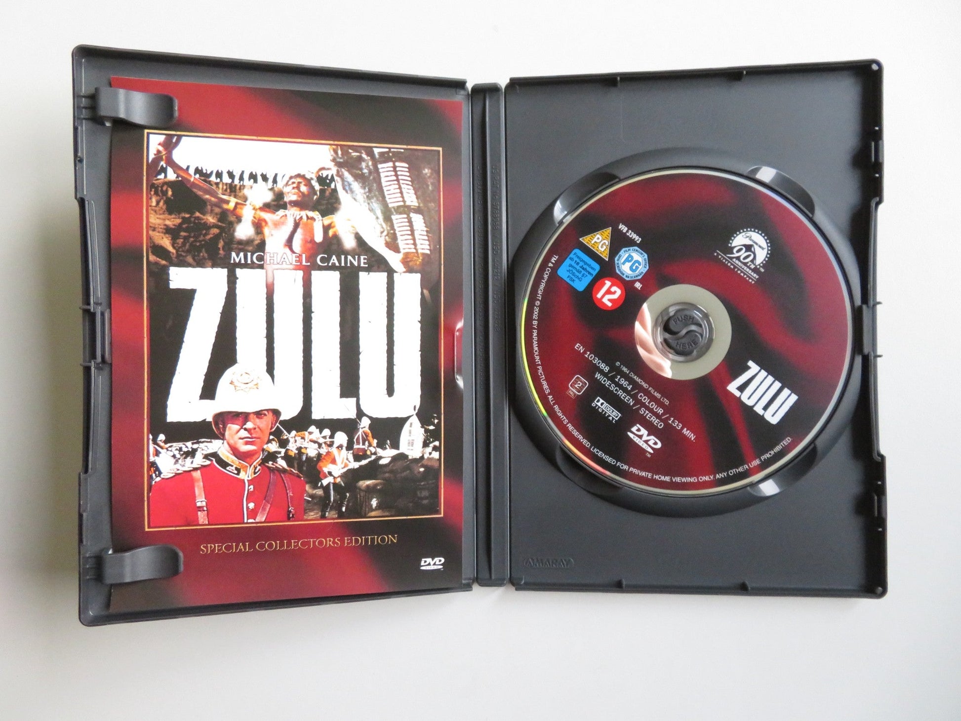 ZULU SPECIAL COLLECTOR'S EDITION - B (DVD) MICHAEL CAINE 1964 REGION 2 - Rendezvous Cinema