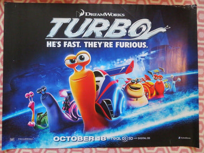 TURBO QUAD (30"x 40") ROLLED POSTER RYAN REYNOLDS SNOOP MAYA RUDOLPH 2013 - Rendezvous Cinema