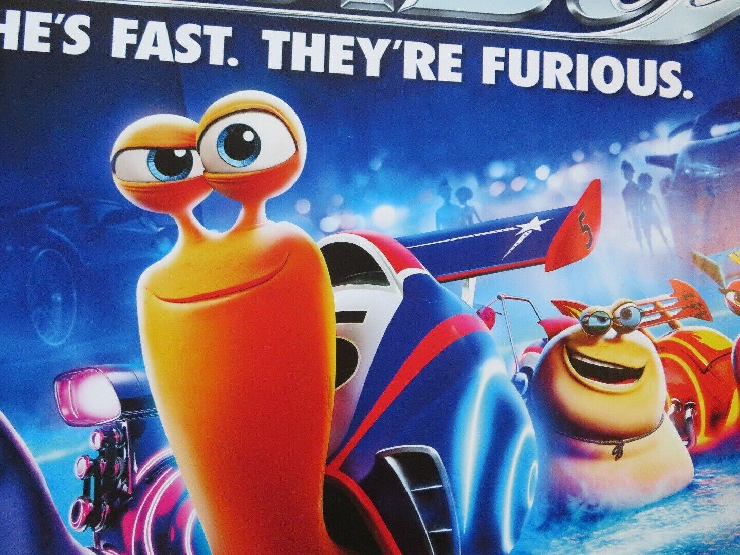 TURBO QUAD (30"x 40") ROLLED POSTER RYAN REYNOLDS SNOOP MAYA RUDOLPH 2013 - Rendezvous Cinema