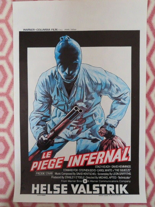 THE SQUEEZE BELGIUM (22"x14.5") POSTER FREDDIE STAR STACY KEACH 1977