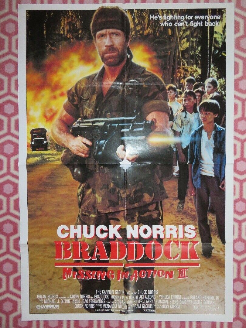 BRADDOCK: MISSING IN ACTION 3 US ONE SHEET POSTER CHUCK NORRIS 1988 - Rendezvous Cinema