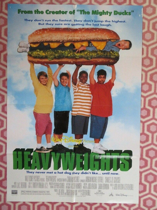 HEAVY WEIGHTS ONE SHEET FOLDED POSTER DISNEY 1995 - Rendezvous Cinema