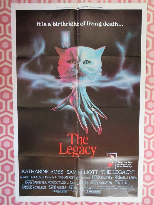 THE LEGACY STYLE B ONE SHEET (27"x 41") POSTER KATHERINE ROSS SAMELLIOTT JOHN - Rendezvous Cinema