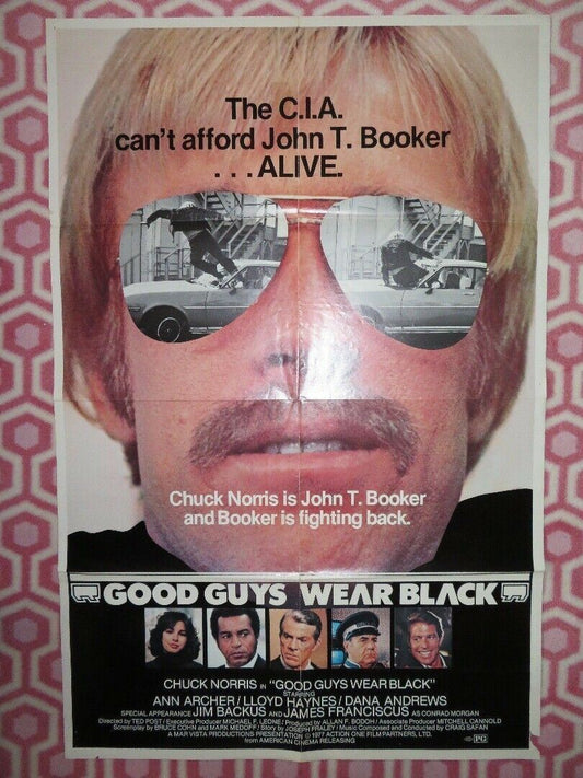 GOOD GUYS WEAR BLACK US ONE SHEET POSTER CHUCK NORRIS ANN ARCHER 1978 - Rendezvous Cinema