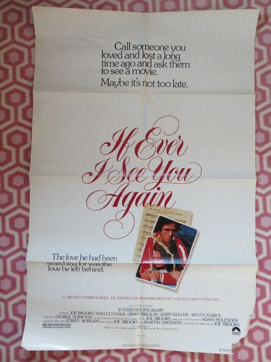 IF EVER I SEE YOU AGAIN US ONE SHEET  POSTER MICHEAL DECKER 1976