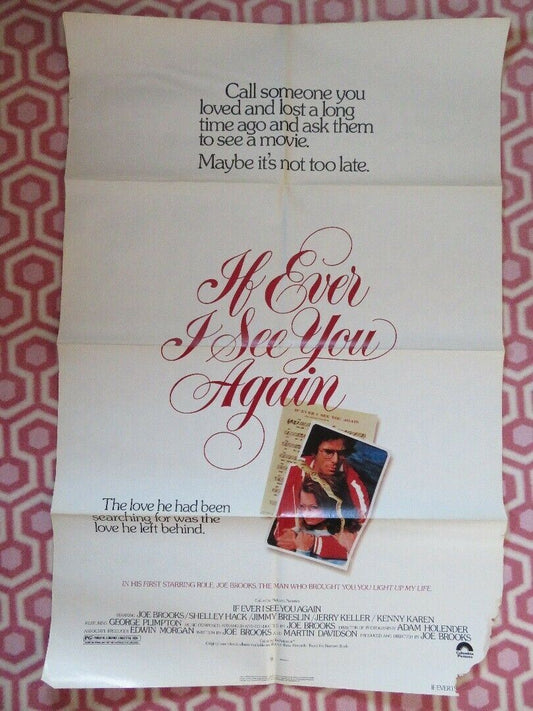 IF EVER I SEE YOU AGAIN US ONE SHEET POSTER MICHEAL DECKER 1976 - Rendezvous Cinema