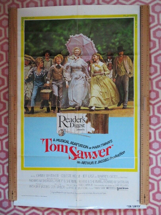TOM SAWYER US ONE SHEET POSTER JODIE FOSTER JONNY WHITAKER 1973 - Rendezvous Cinema