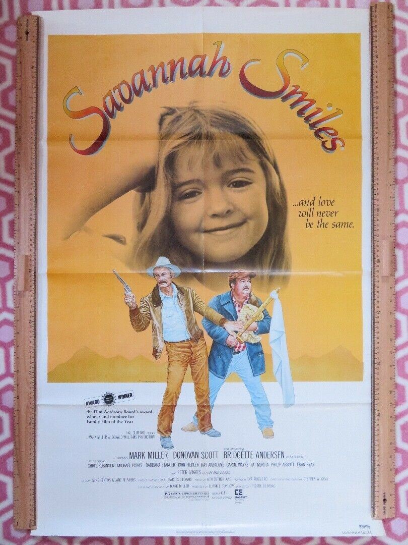 SAVANNAH SMILES US ONE SHEET POSTER MARK MILLER 1982 - Rendezvous Cinema