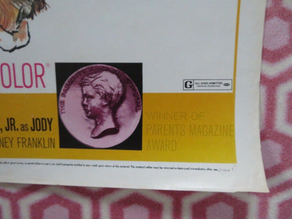 THE YEARLING US ONE SHEET POSTER GERGORY PECK 1971 - Rendezvous Cinema