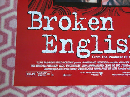 BROKEN ENGLISH US ONE SHEET ROLLED POSTER GREGORY NICHOLAS 1996 - Rendezvous Cinema