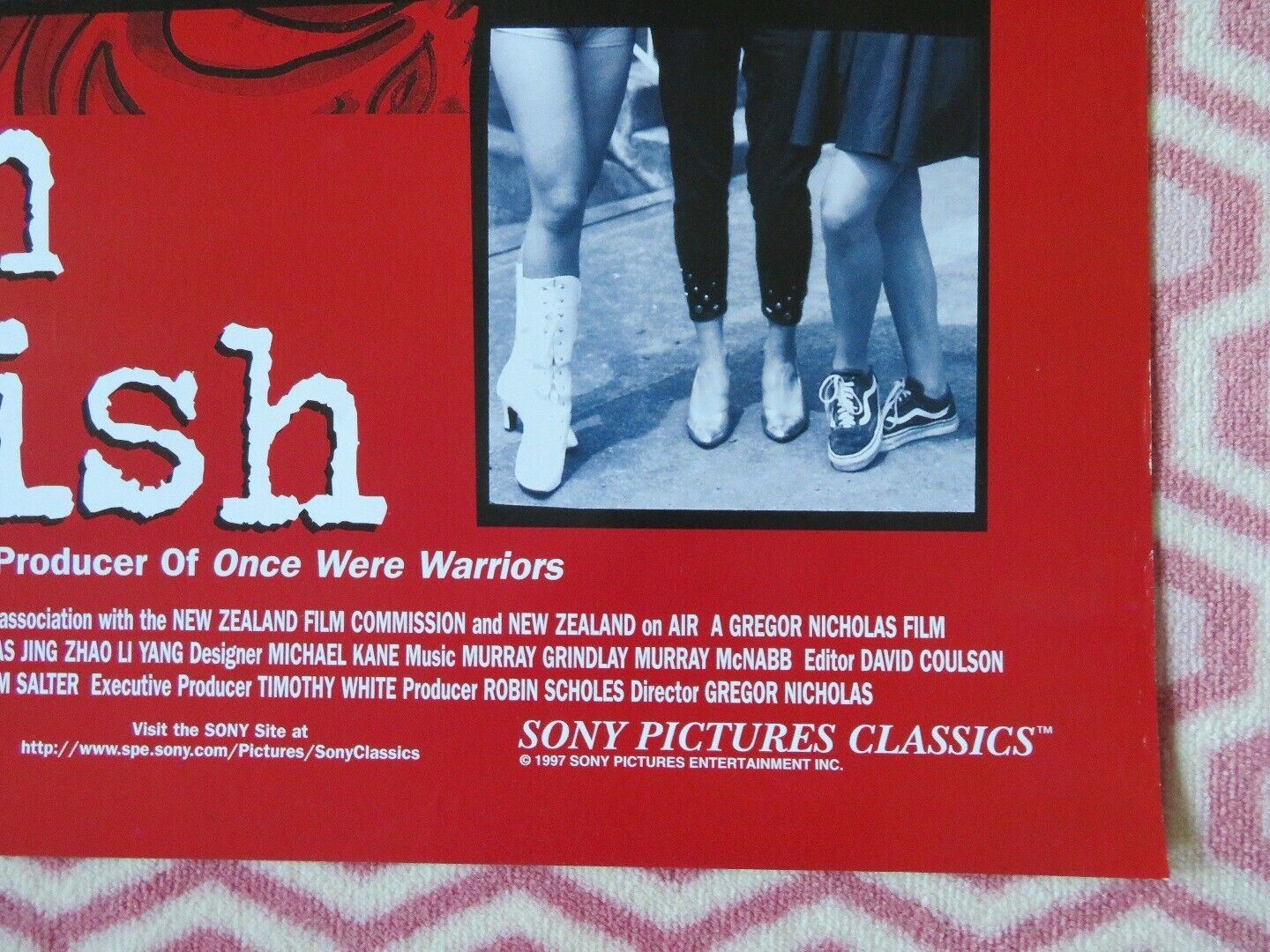 BROKEN ENGLISH US ONE SHEET ROLLED POSTER GREGORY NICHOLAS 1996 - Rendezvous Cinema