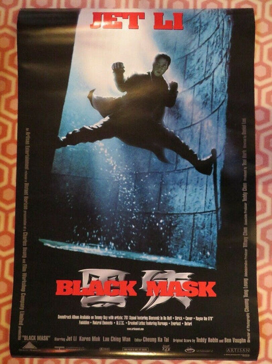 BLACK MASK US ONE SHEET ROLLED POSTER JET LI 1996 - Rendezvous Cinema