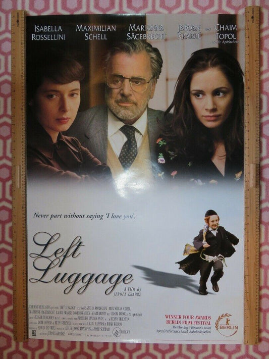 LEFT LUGGAGE US ONE SHEET ROLLED POSTER ISABELLA ROSSELLINI 1998