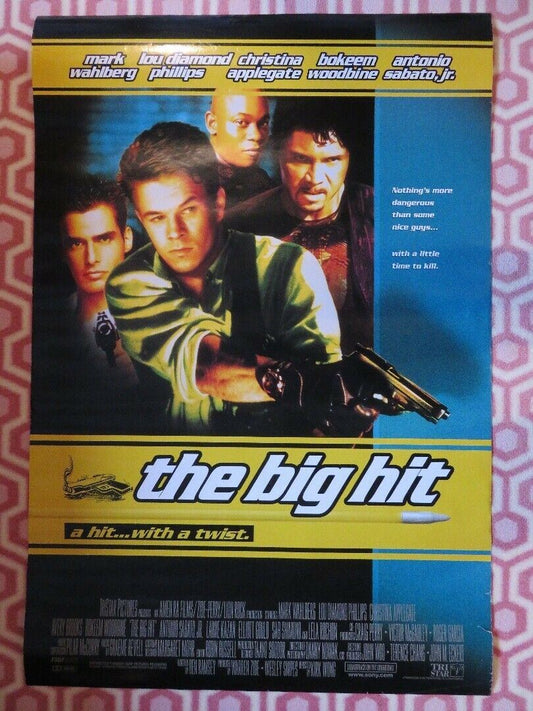 THE BIG HIT US ONE SHEET ROLLED POSTER MARK WAHLBERG 1998 - Rendezvous Cinema