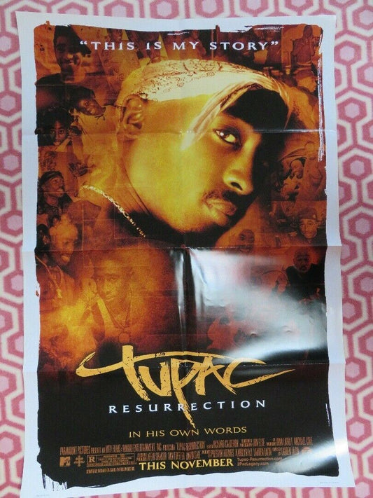 TUPAC RESURRECTION US ONE SHEET POSTER MTV 2003 - Rendezvous Cinema