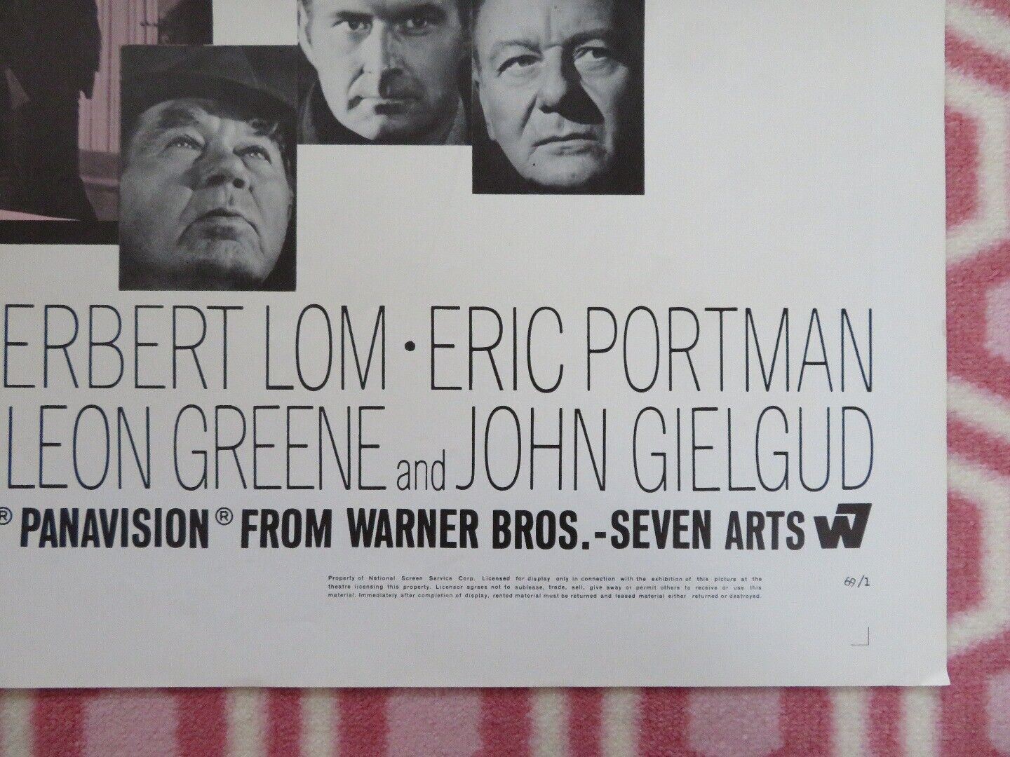 ASSIGNMENT TO KILL US ONE SHEET POSTER PATRICK O'NEAL 1968 - Rendezvous Cinema