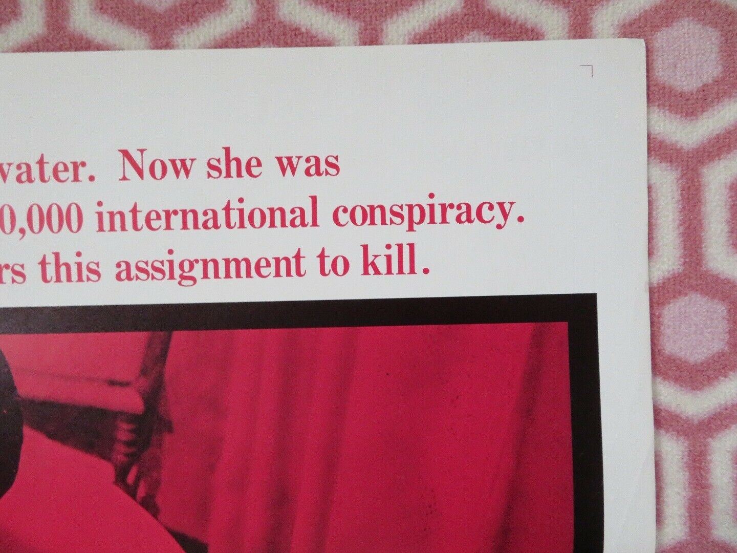 ASSIGNMENT TO KILL US ONE SHEET POSTER PATRICK O'NEAL 1968 - Rendezvous Cinema