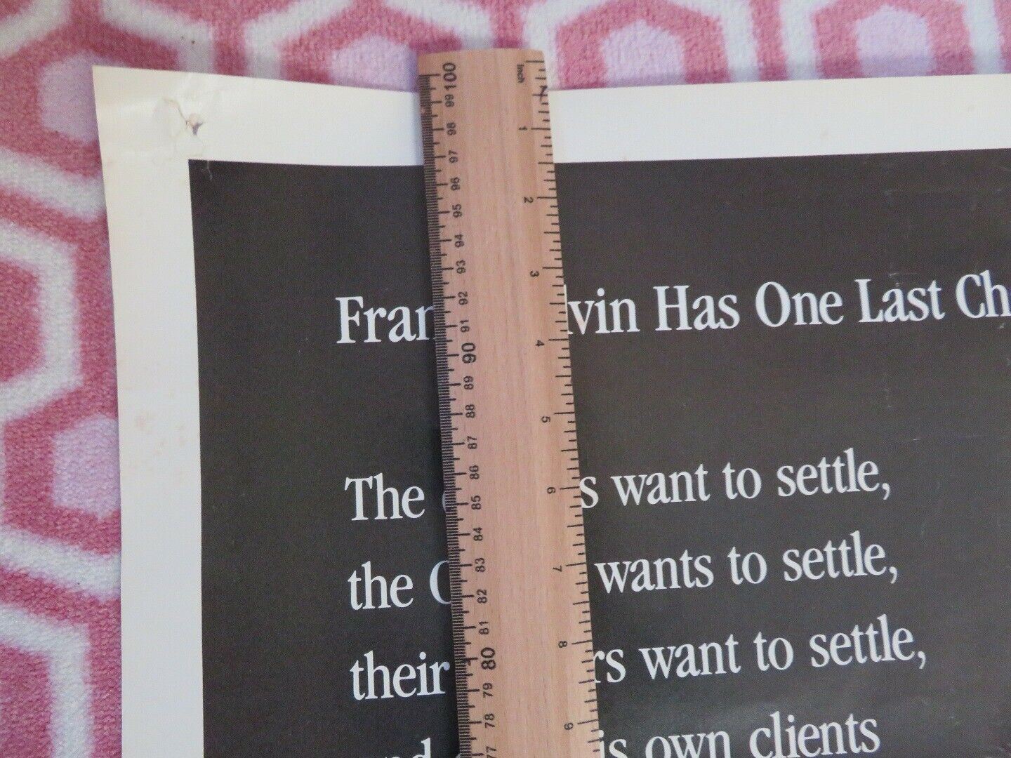 THE VERDICT US ONE SHEET POSTER PAUL NEWMAN 1982 - Rendezvous Cinema