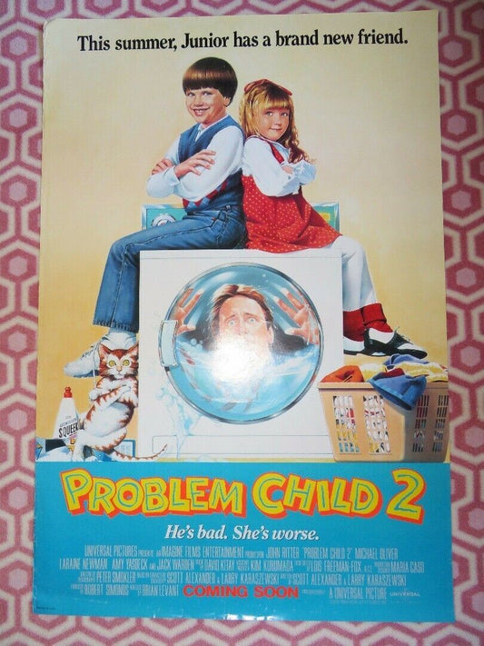 PROBLEM CHILD 2 US ONE SHEET ROLLED POSTER JOHN RITTER 1991 - Rendezvous Cinema