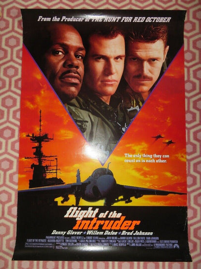 FLIGHT OF THE INTRUDER ONE SHEET ROLLED POSTER DANNY GLOVER WILLEM DAFOE 1991 - Rendezvous Cinema