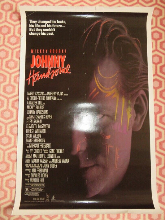 JOHNNY HANDSOME ONE SHEET ROLLED POSTER MICKEY ROURKE 1989 - Rendezvous Cinema
