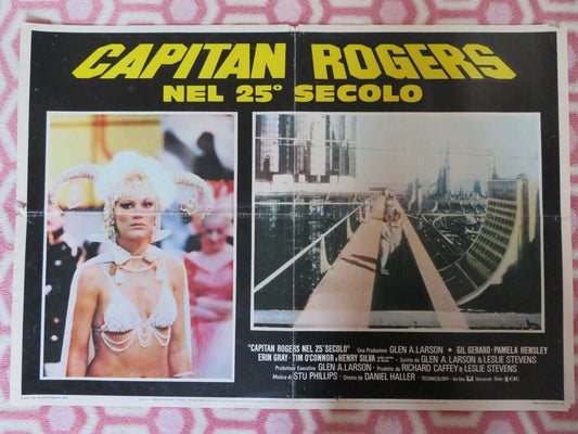 CAPTAIN ROGERS NEL 25 SECOLO/ Buck Rogers in the 25t ITALIAN PHOTOBUSTA POSTER