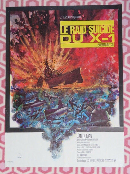 SUBMARINE X-1 FRENCH MOYENNE (30.5"x 23") POSTER JAMES CAAN 1968 - Rendezvous Cinema