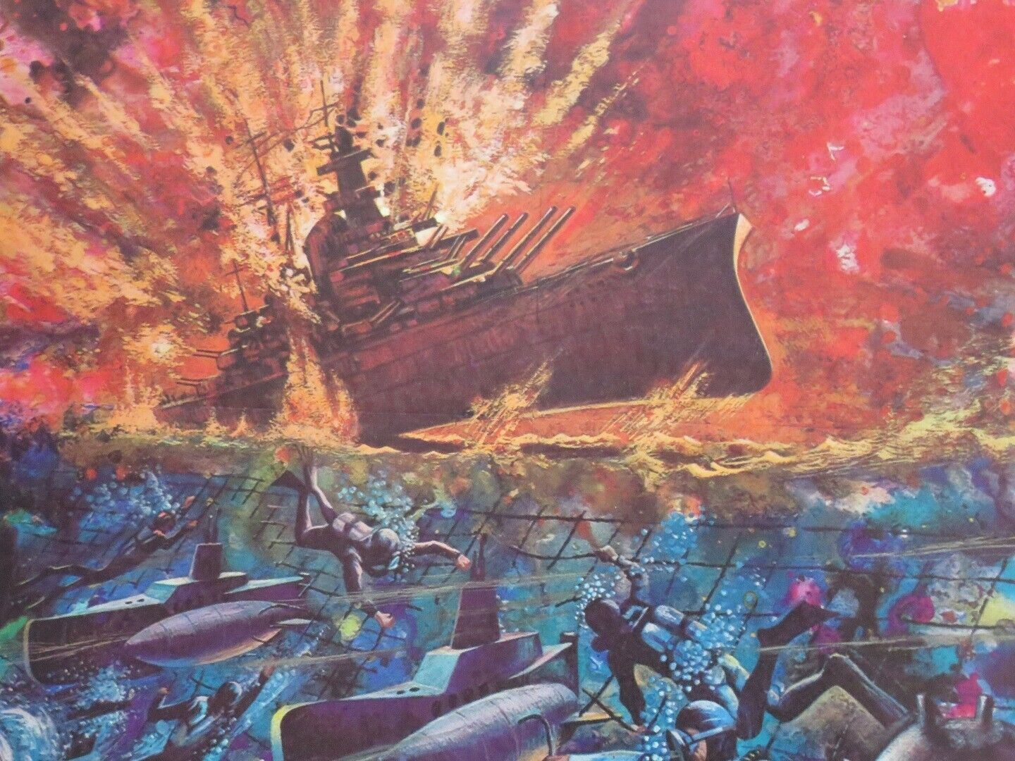 SUBMARINE X-1 FRENCH MOYENNE (30.5"x 23") POSTER JAMES CAAN 1968 - Rendezvous Cinema