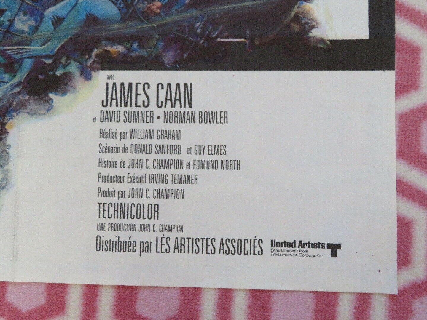 SUBMARINE X-1 FRENCH MOYENNE (30.5"x 23") POSTER JAMES CAAN 1968 - Rendezvous Cinema