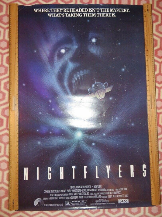 NIGHTFLYERS US ONE SHEET ROLLED POSTER MICHAEL PRAED 1987 - Rendezvous Cinema