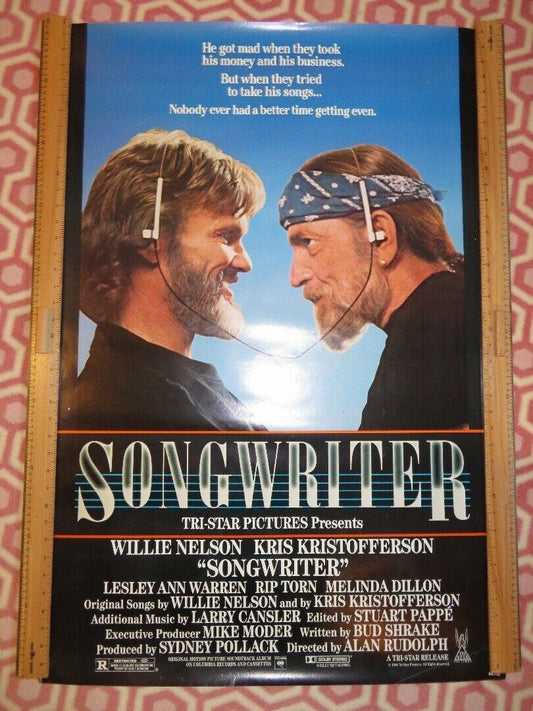 SONGWRITER US ONE SHEET ROLLED POSTER WILLE NELSON KURK RUSSELL 1984