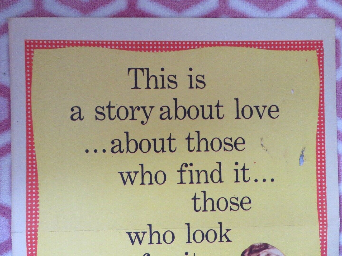 THE BACHELOR PARTY US INSERT (14"x 36") POSTER DON MURRAY 1957