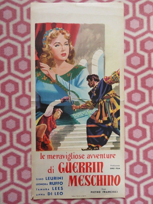 Wonderful Adventures of Guerrin Mescino ITALIAN LOCANDINA (27.5" x 13") POSTER - Rendezvous Cinema