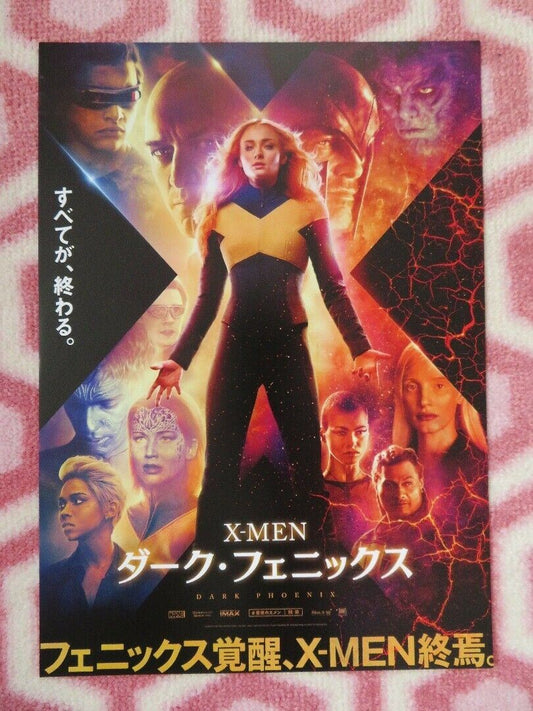 X-MEN DARK PHOENIX JAPANESE CHIRASHI (B5) POSTER SOPHIE TURNER JAMES MCAVOY