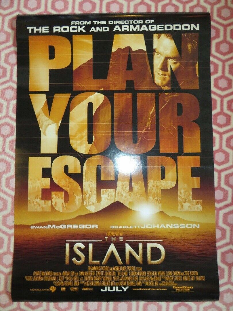 THE ISLAND US ROLLED POSTER EWAN MCGREGOR SCARLETT JOHANSSON 2005 - Rendezvous Cinema