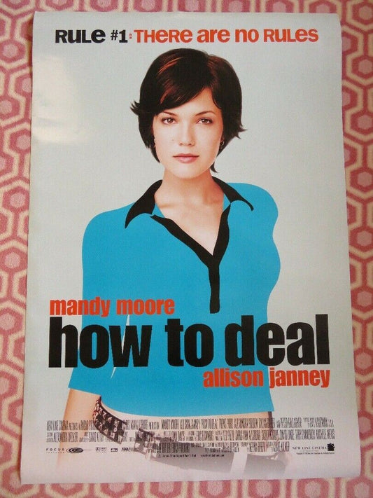 HOW TO DEAL ONE SHEET ROLLED POSTER ALLISON JANNEY MANDY MOORE 2003 - Rendezvous Cinema