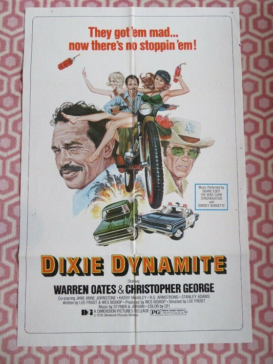 DIXIE DYNAMITE US ONE SHEET POSTER WARREN OATES CHRISTOPHER GEORGE 1976 - Rendezvous Cinema