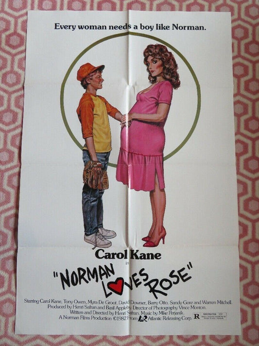 NORMAN LOVES ROSE US ONE SHEET POSTER CAROL KANE TONY OWEN 1982 - Rendezvous Cinema
