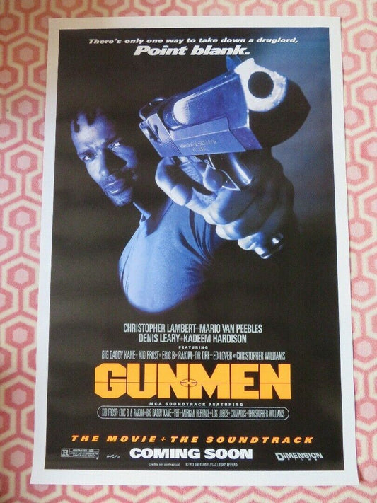 GUNMEN US ONE SHEET ROLLED POSTER CHRISTOPHER LAMBERT 1993 - Rendezvous Cinema