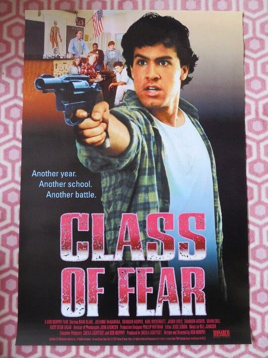 CLASS OF FEAR / MONDAY MORNING US ONE SHEET ROLLED POSTER NOAH BLAKE 1990 - Rendezvous Cinema