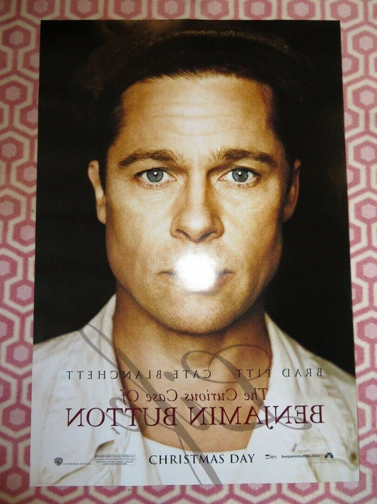 THE CURIOUS CASE OF BENJAMIN BUTTON US ONE SHEET ROLLED POSTER BRAD PITT 2008