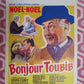 BONJOUR TOUBIB/ Hi Doc BELGIUM (22"x 14.5) POSTER NOEL NOEL SIMON BACH 1957