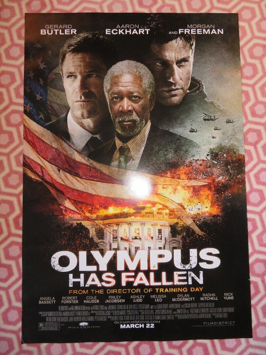OLYMPUS HAS FALLEN US ONE SHEET ROLLED POSTER GERARD BUTLER MORGAN FREEMAN 2013 - Rendezvous Cinema