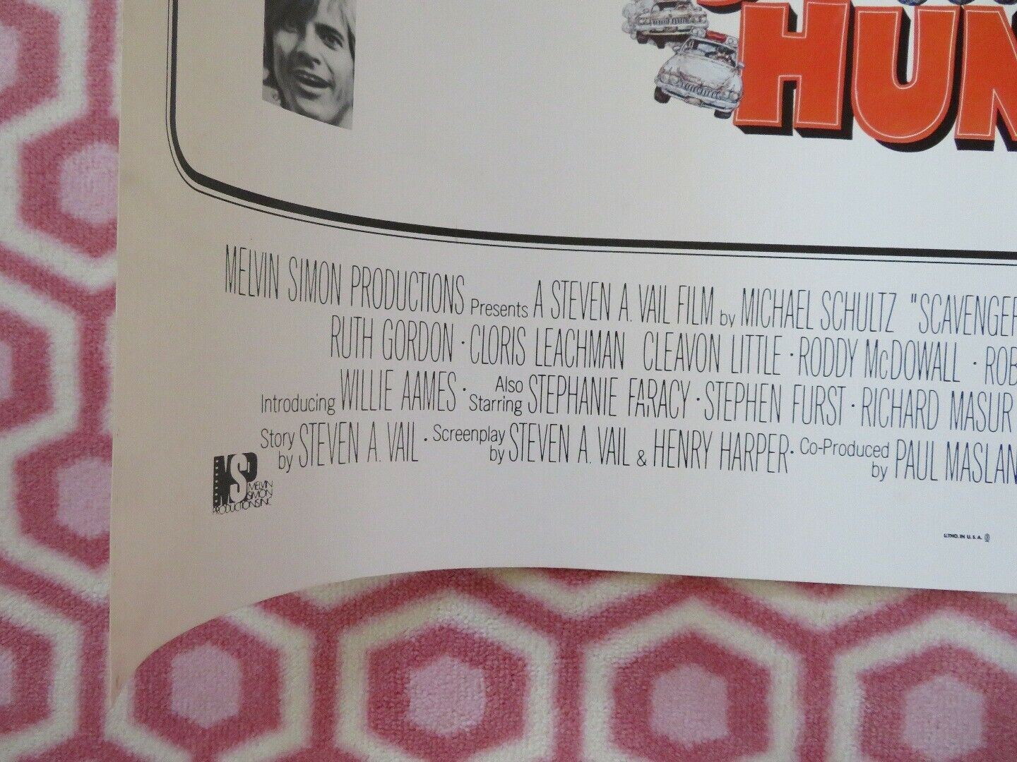 SCAVENGER HUNT US HALF SHEET (22"x 28") POSTER DIRK BENDICT JAMES COCO 1979 - Rendezvous Cinema