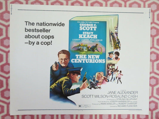 THE NEW CENTURIONS US HALF SHEET (22"x 28") POSTER GEORGE C.SCOTT 1972 - Rendezvous Cinema